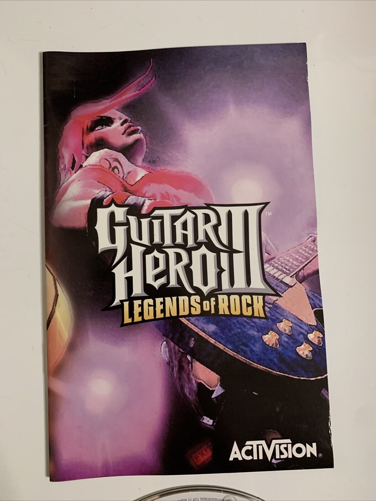 Guitar Hero 3 Legends of Rock  PS2 Playstation 2 PAL 2007 Game Complete