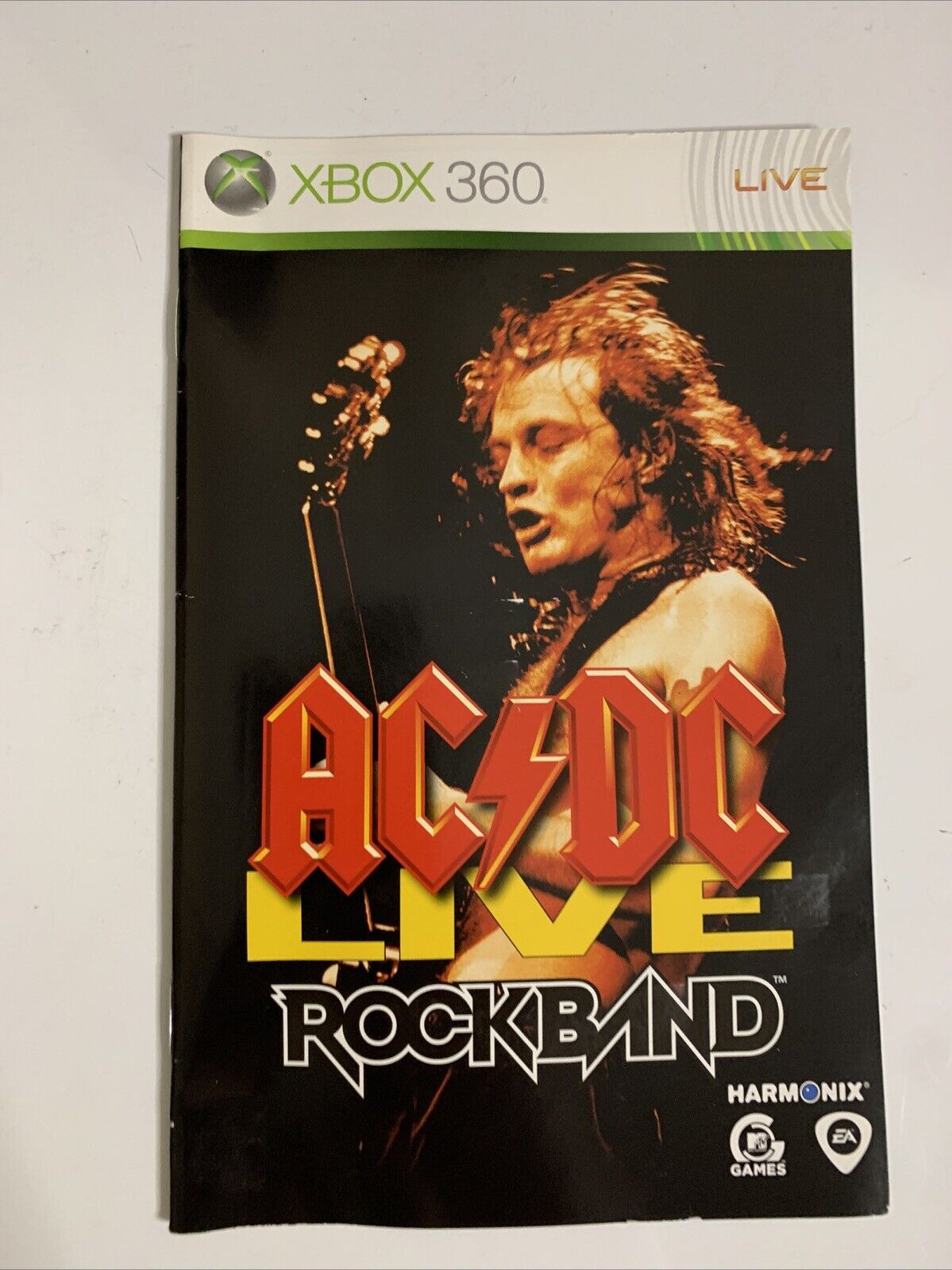 AC/DC Live Rock Band  Microsoft Xbox 360 PAL 2008 Game