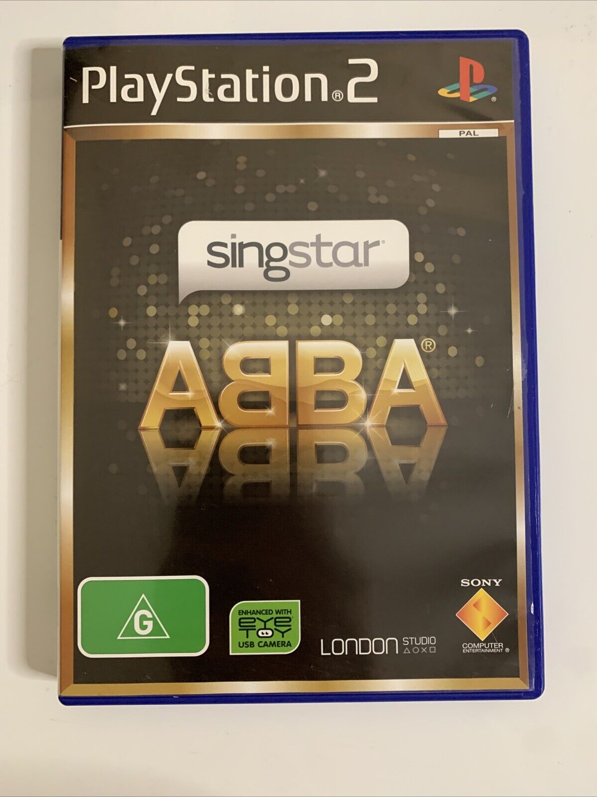 Singstar ABBA PS2 Sony PlayStation 2 PAL 2008 Karaoke Game