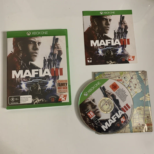 Mafia 3  Microsoft Xbox One with Map 2k Games Complete