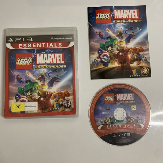 LEGO Marvel Super Heroes PS3 PlayStation 3 2013 Game Complete