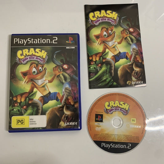 Crash Mind Over Mutant PS2 Sony PlayStation 2 PAL 2006 Game Complete