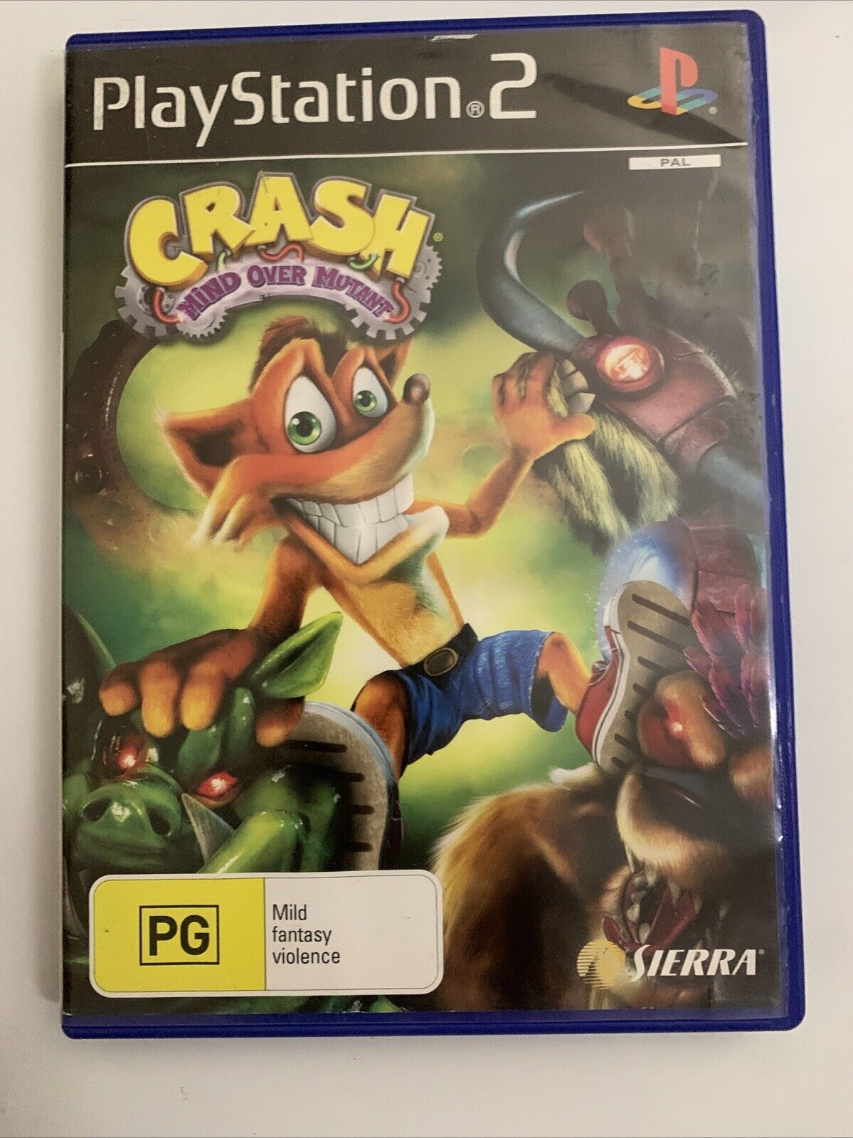 Crash Mind Over Mutant PS2 Sony PlayStation 2 PAL 2006 Game Complete