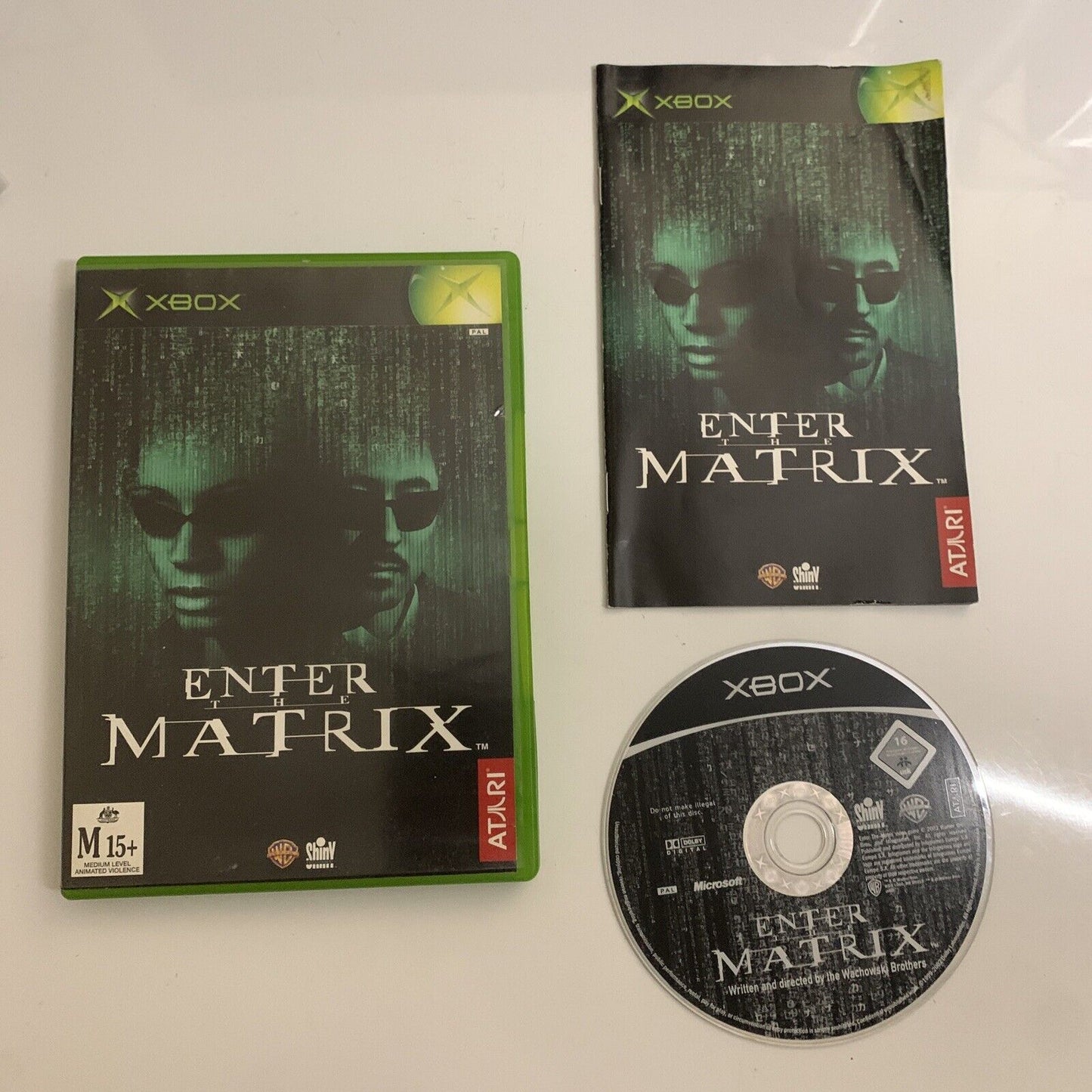 Enter The Matrix Microsoft XBOX Original Atari PAL 2003 Game Complete