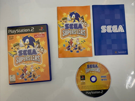 Sega Superstars  PS2 Sony PlayStation 2 PAL 2004 Party + Mini Games