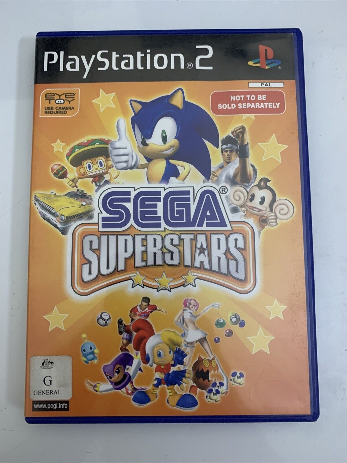 Sega Superstars  PS2 Sony PlayStation 2 PAL 2004 Party + Mini Games