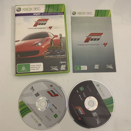 Forza Motorsport 4  Microsoft Xbox 360 PAL 2011 Car Racing Game Complete
