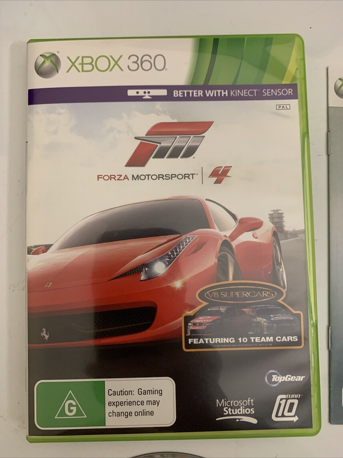 Forza Motorsport 4  Microsoft Xbox 360 PAL 2011 Car Racing Game Complete