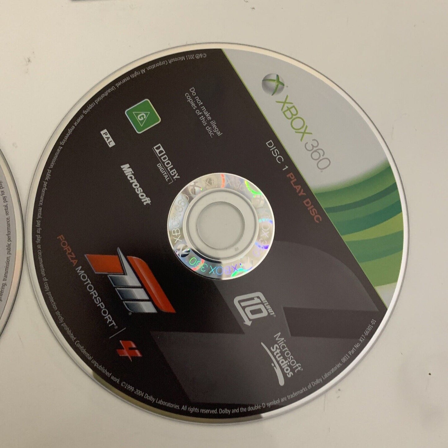 Forza Motorsport 4  Microsoft Xbox 360 PAL 2011 Car Racing Game Complete