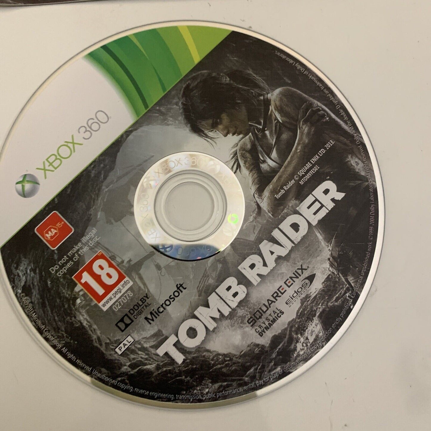 Tomb Raider  Microsoft XBOX 360 PAL 2013 Game Complete