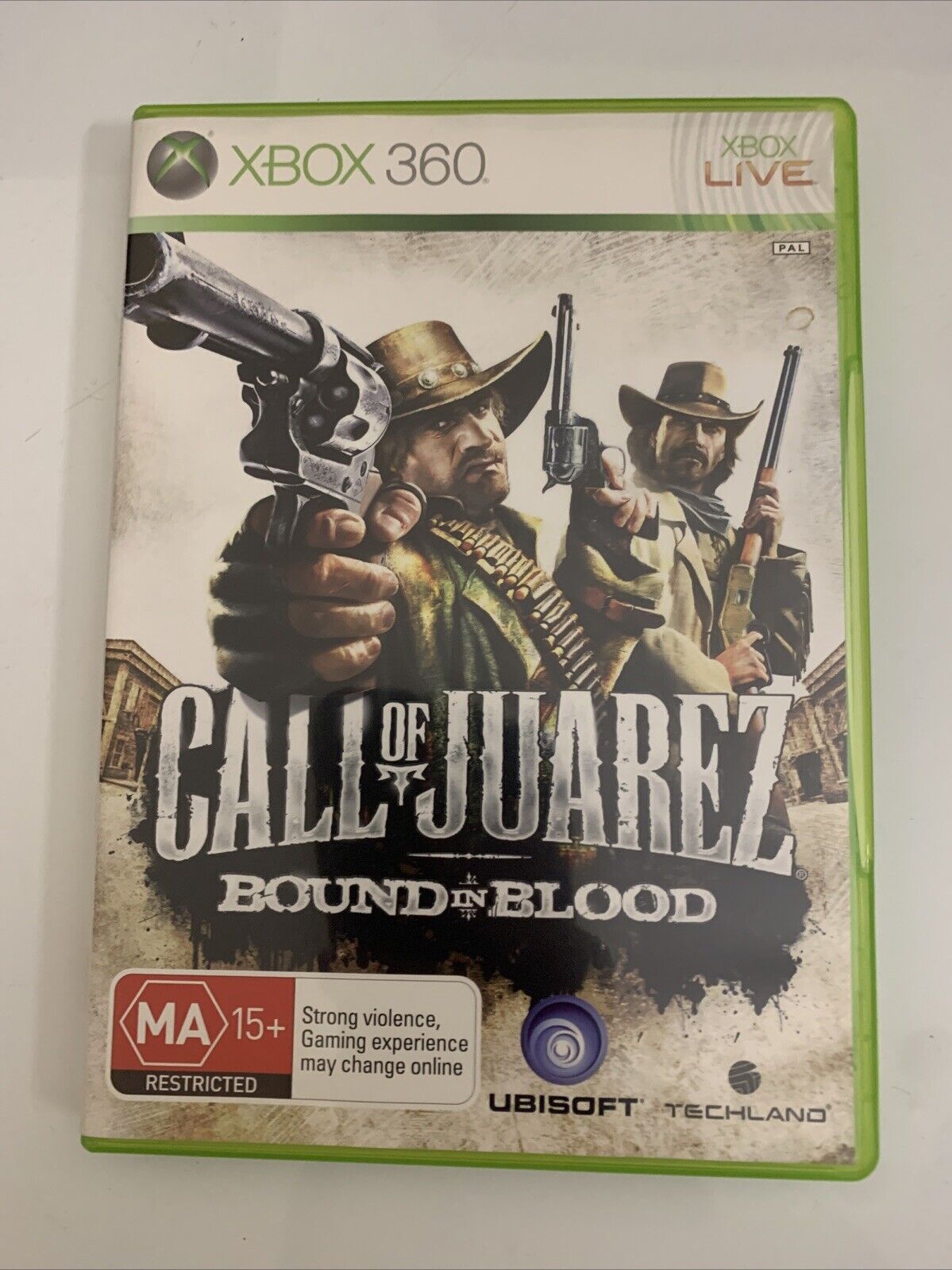 Call Of Juarez : Bound In Blood  Microsoft Xbox 360 PAL 2009 Game Complete