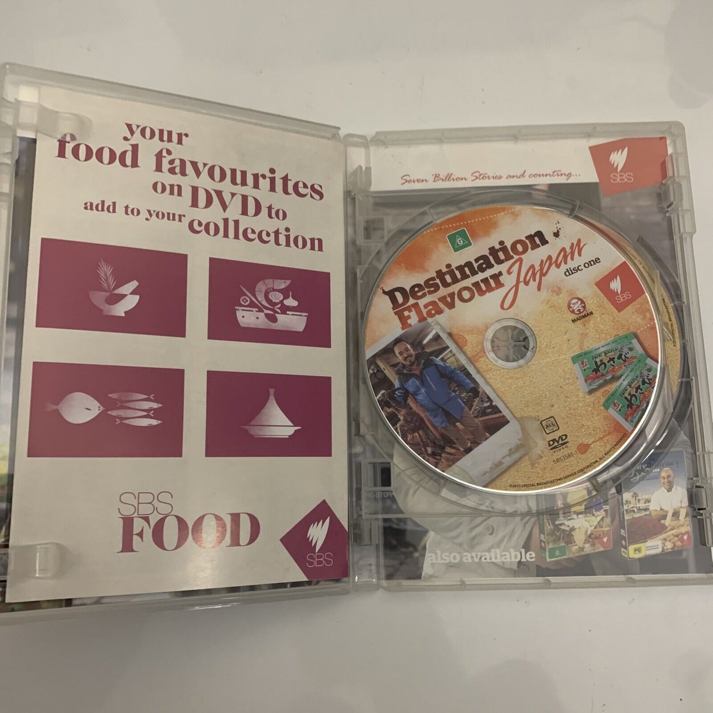 Destination Flavour Japan (DVD, 2012) Adam Liaw All Regions