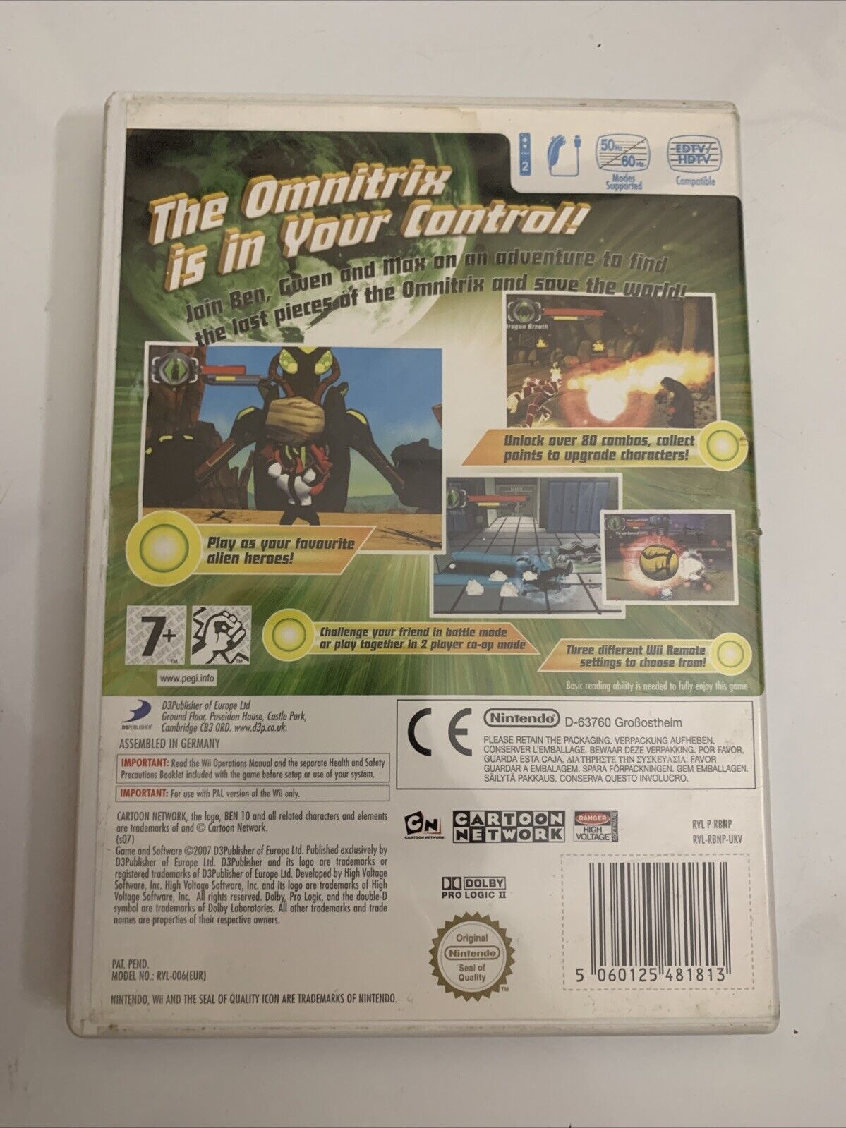 Ben 10 Protector Of Earth  Nintendo Wii PAL Game