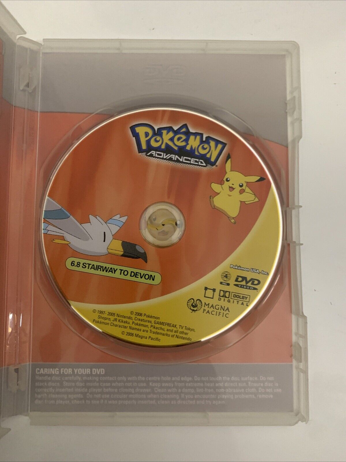 Pokemon Advanced - Stairway to Devon : Vol 6 : Part 8 (DVD, 2004) Region 4