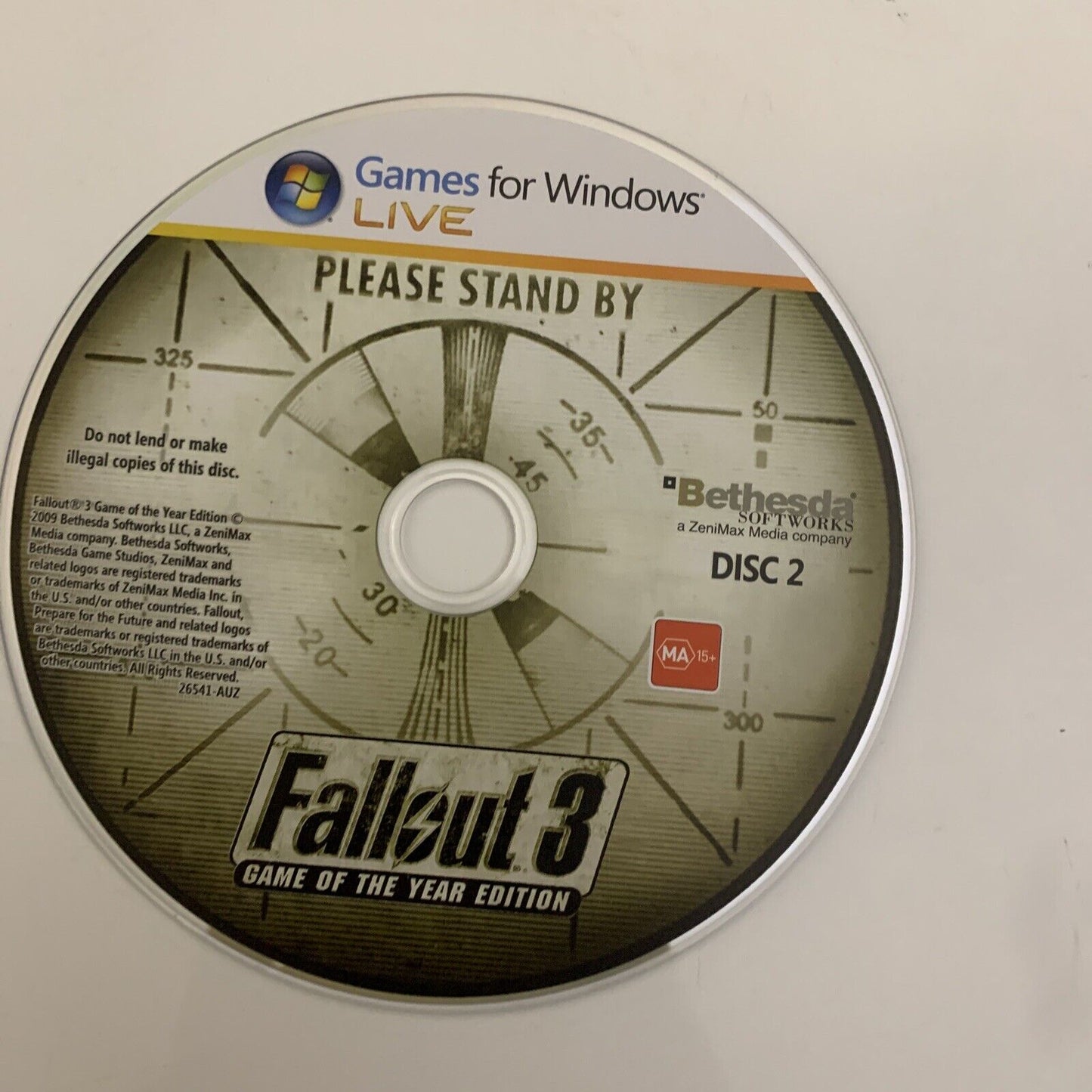 Fallout 3 Game of the Year Edition GOTY For PC Windows DVD Complete