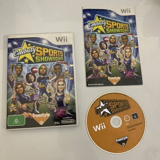 Celebrity Sports Showdown Nintendo Wii PAL 2008 Game Complete