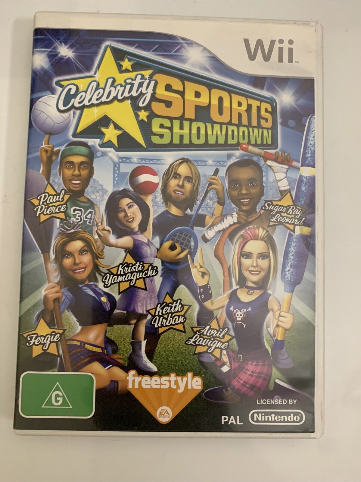 Celebrity Sports Showdown Nintendo Wii PAL 2008 Game Complete