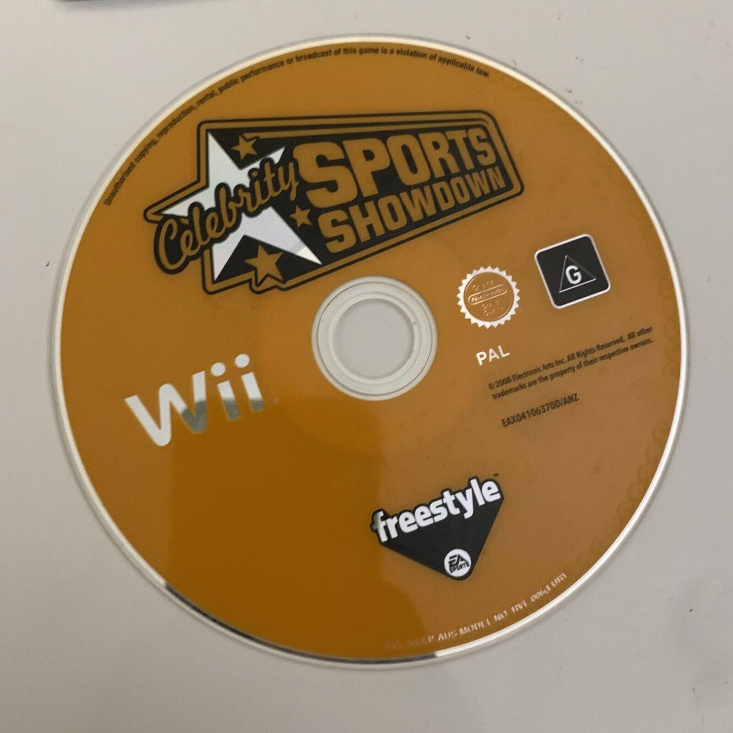 Celebrity Sports Showdown Nintendo Wii PAL 2008 Game Complete