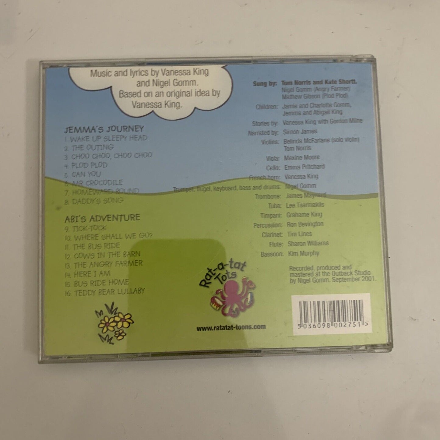 Jemma's Journey And Abi's Adventure CD 2001