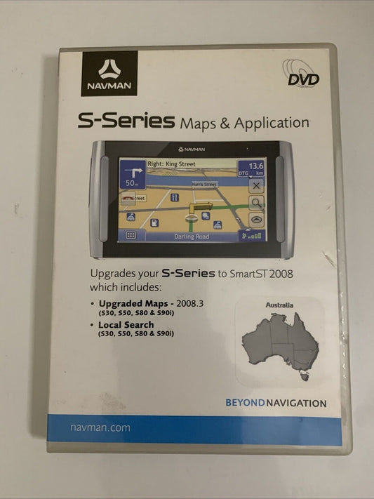 Navman S-Series Maps & Application  Australia Smartest 2008