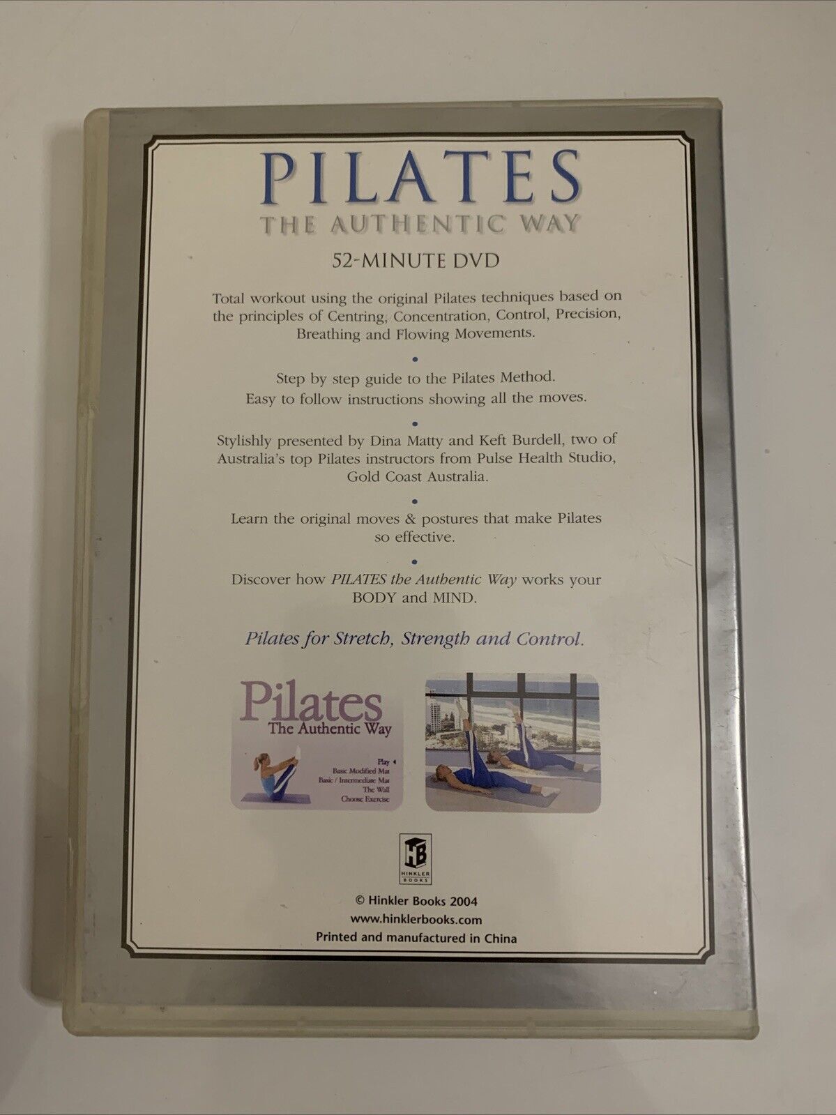 Pilates The Authentic Way DVD All Regions