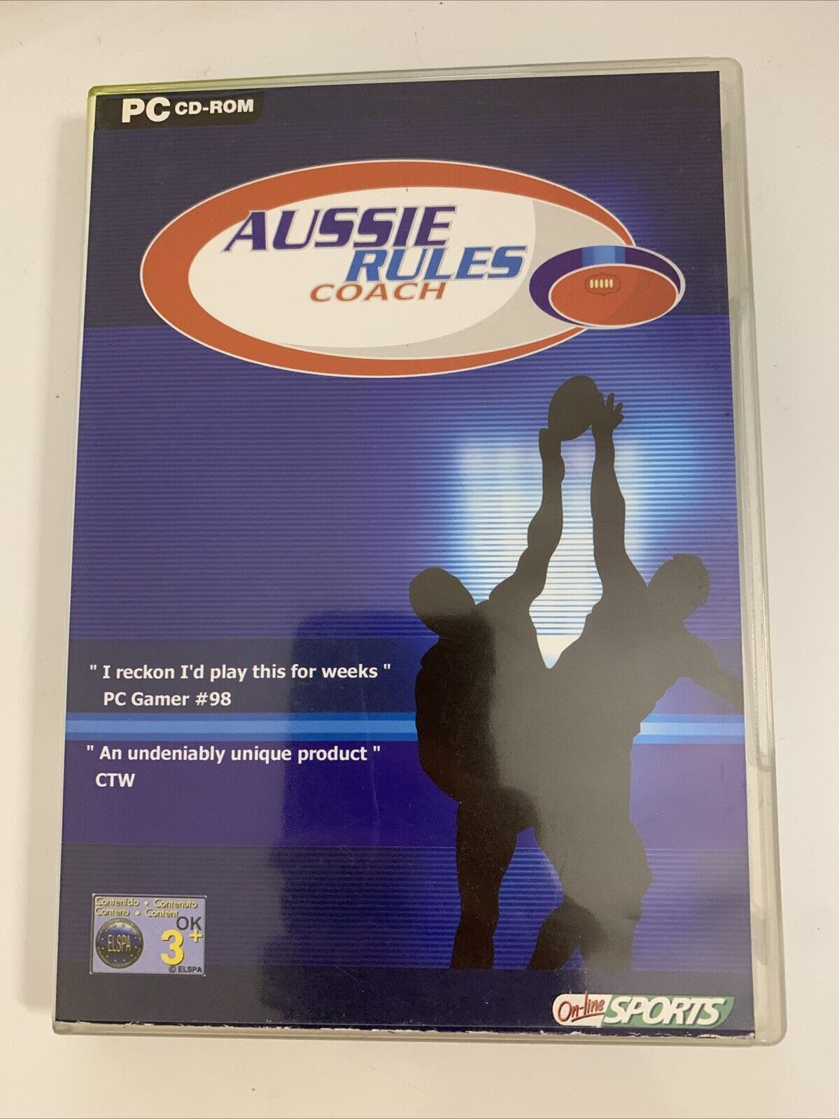 Aussie Rules Coach PC 2001 Real-time Strategy Sim Football Management Game