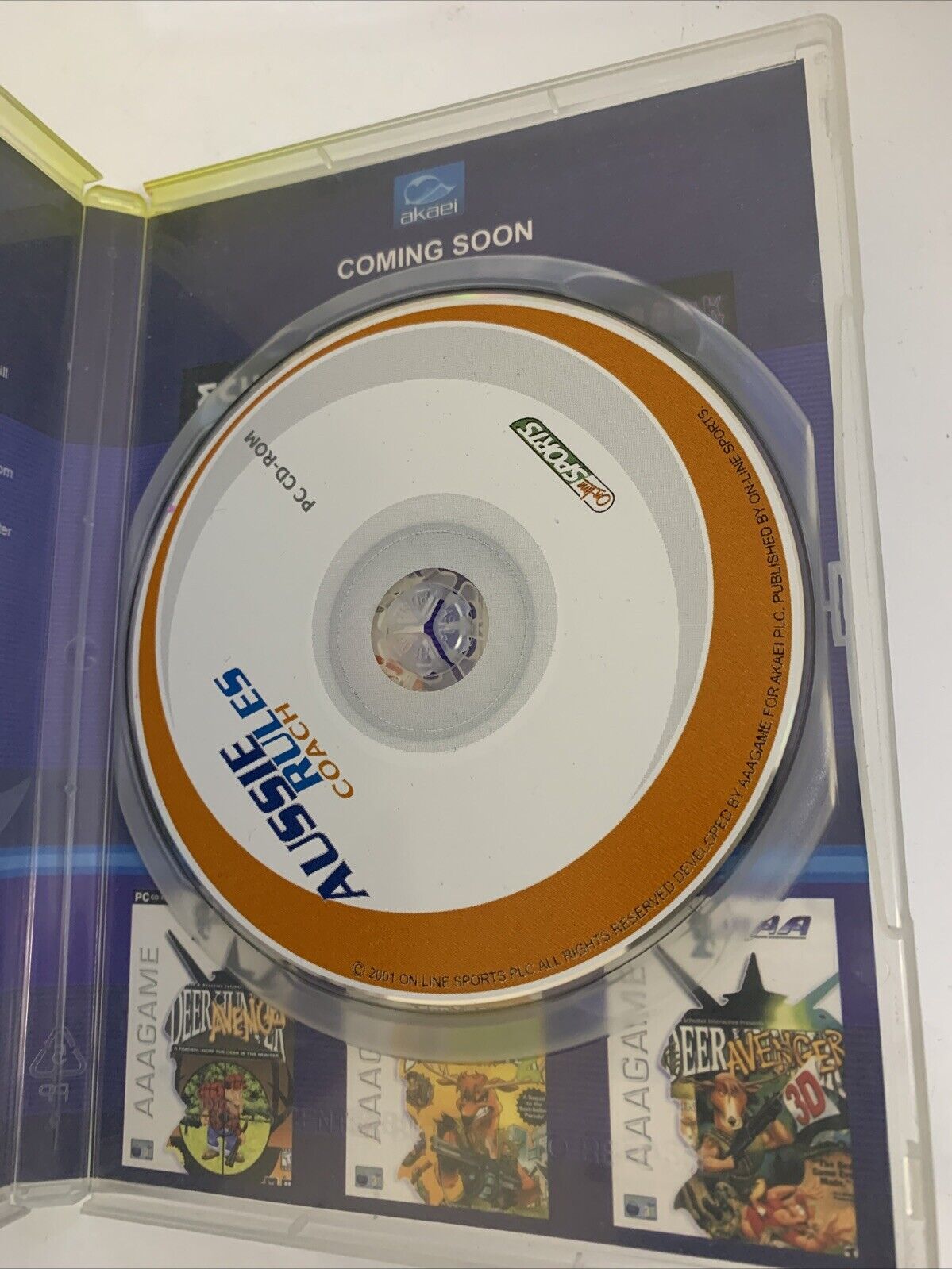 Aussie Rules Coach PC 2001 Real-time Strategy Sim Football Management Game