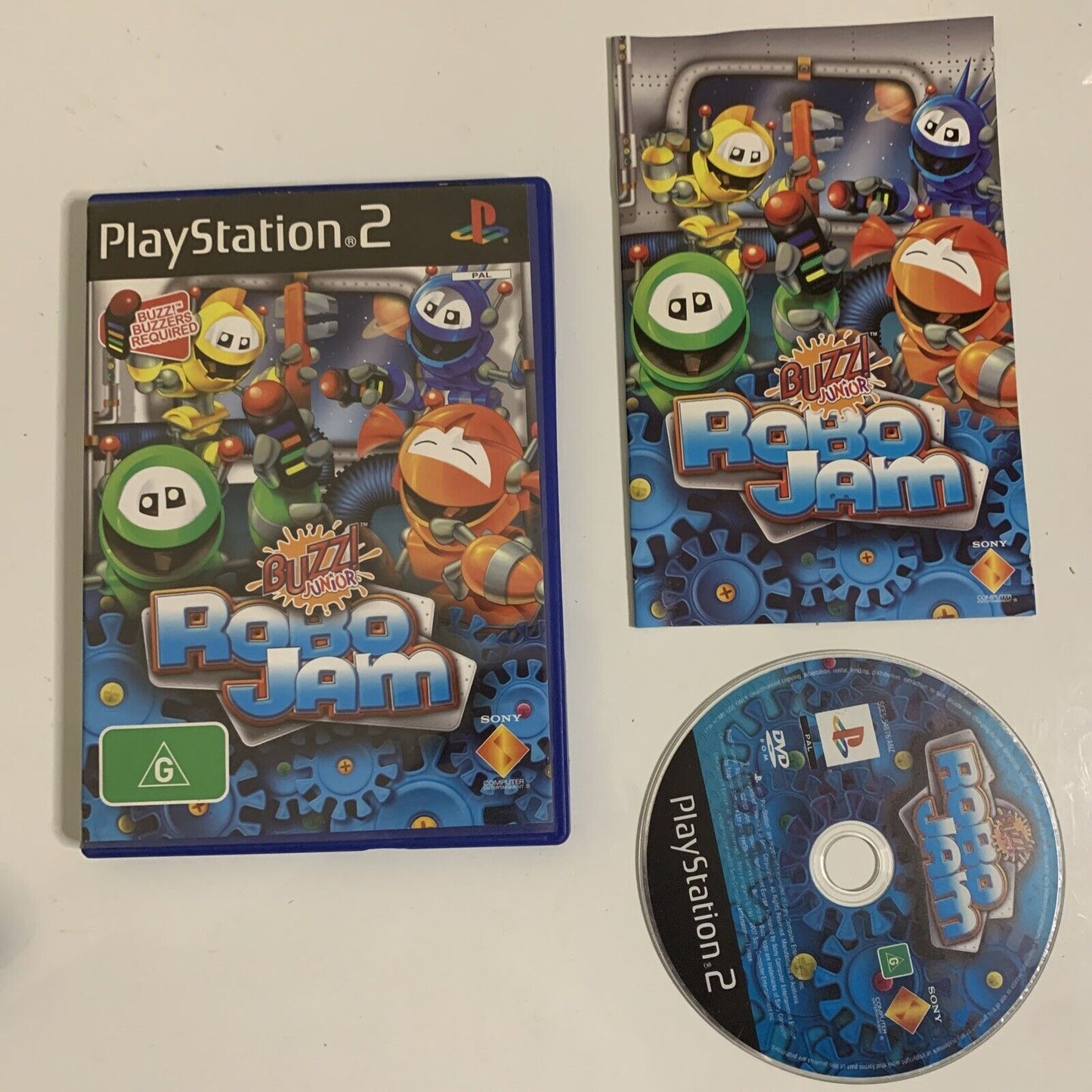 Buzz! Junior: Robo Jam PS2 PlayStation 2 PAL 2007 Party Game Complete