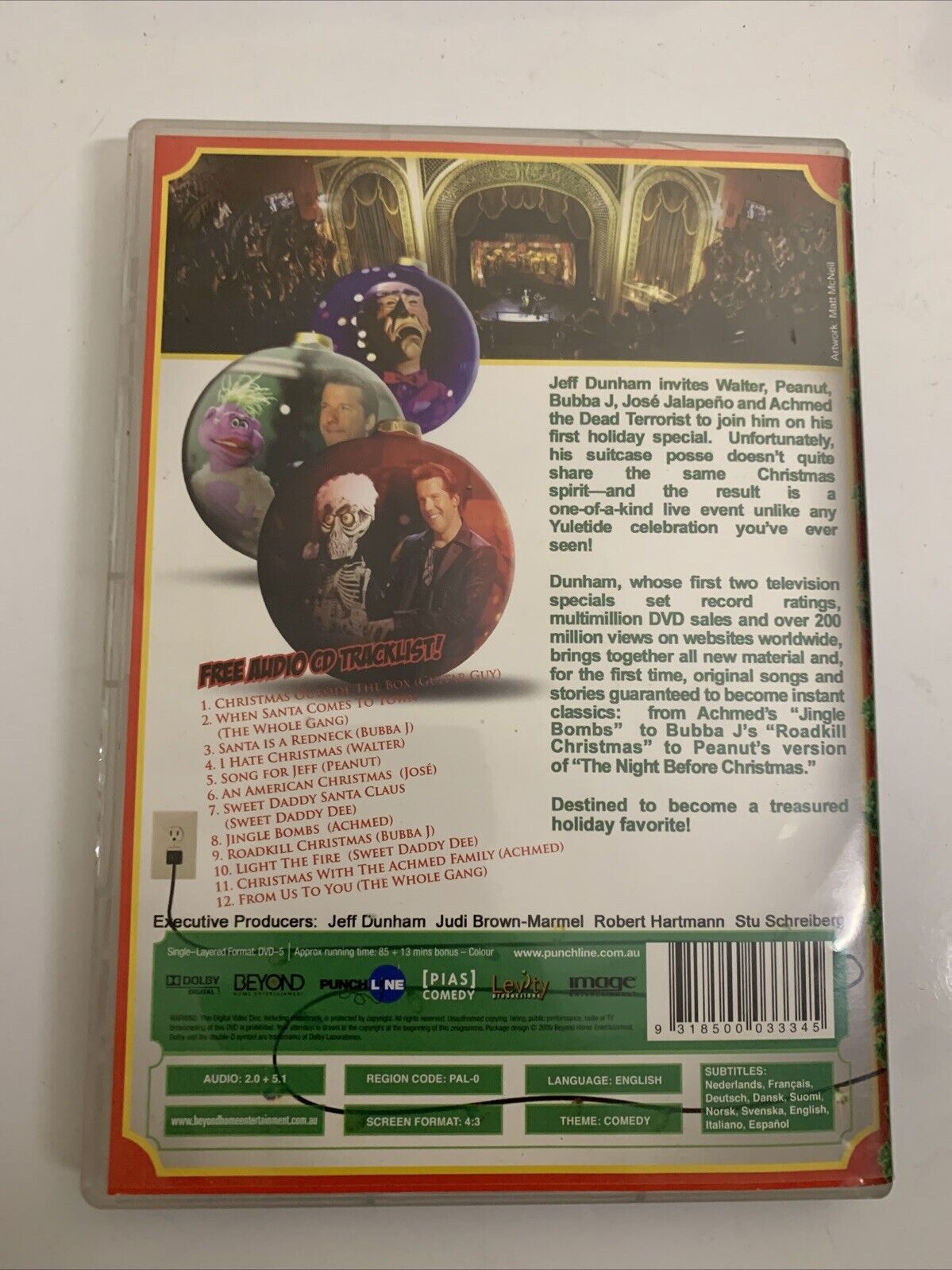Jeff Dunham’s Very Special Christmas Special (DVD + Music CD, 2008) Region 4