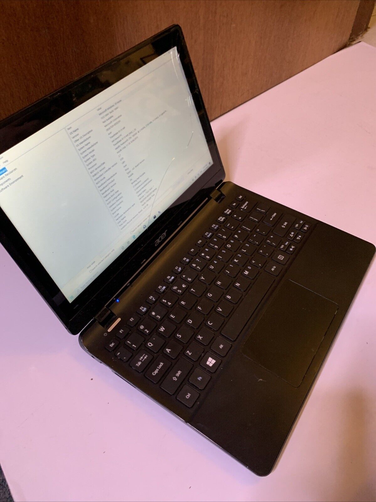 Acer Travelmate B115-MP 11.6" Intel N3540 4GB *Cracked Screen Trackpad Not Work