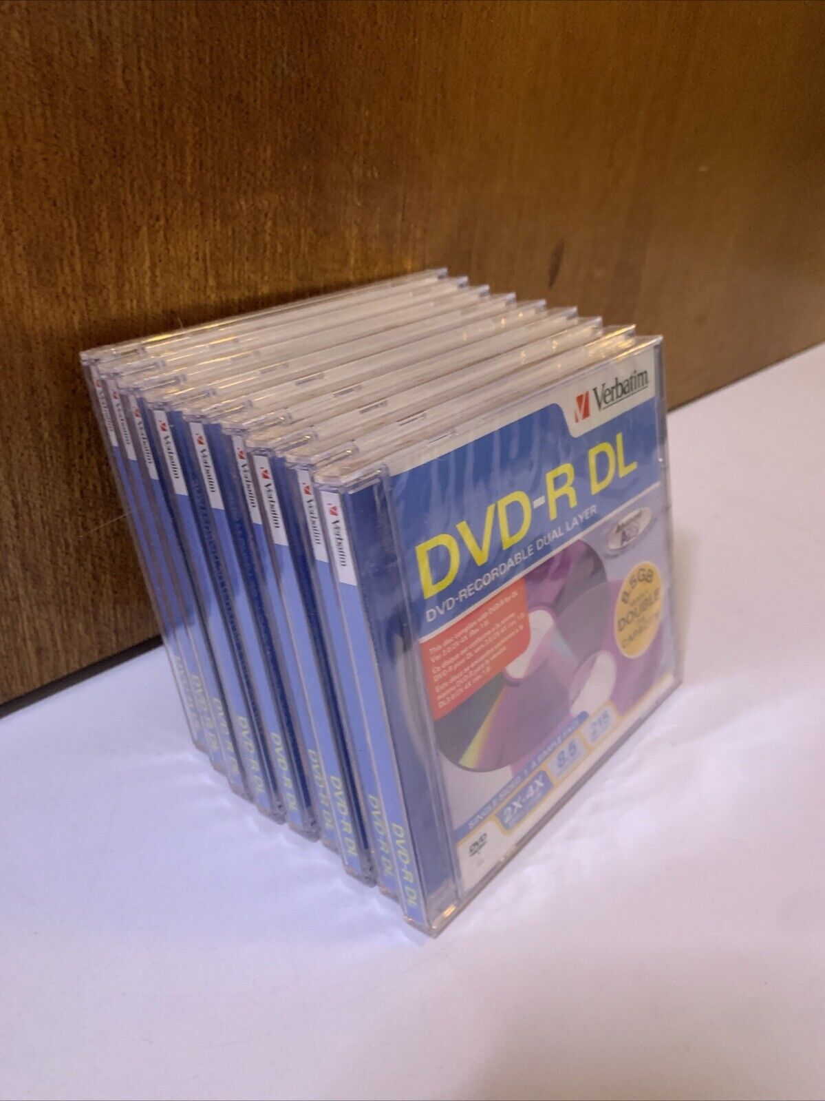 9x Verbatim DVD-R DL 8.5GB Blank Recordable Media NEW