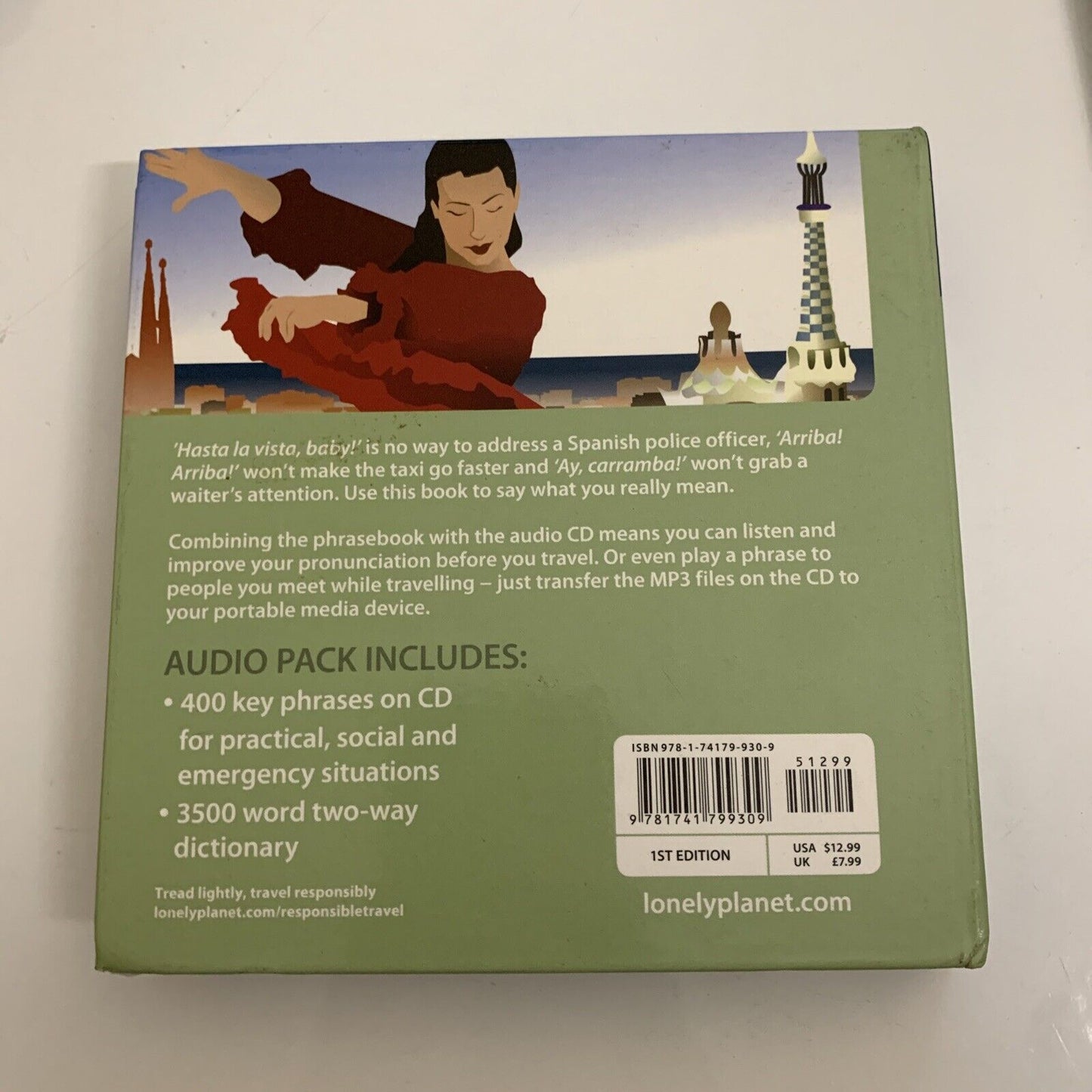 Lonely Planet Spanish Phrasebook And CD