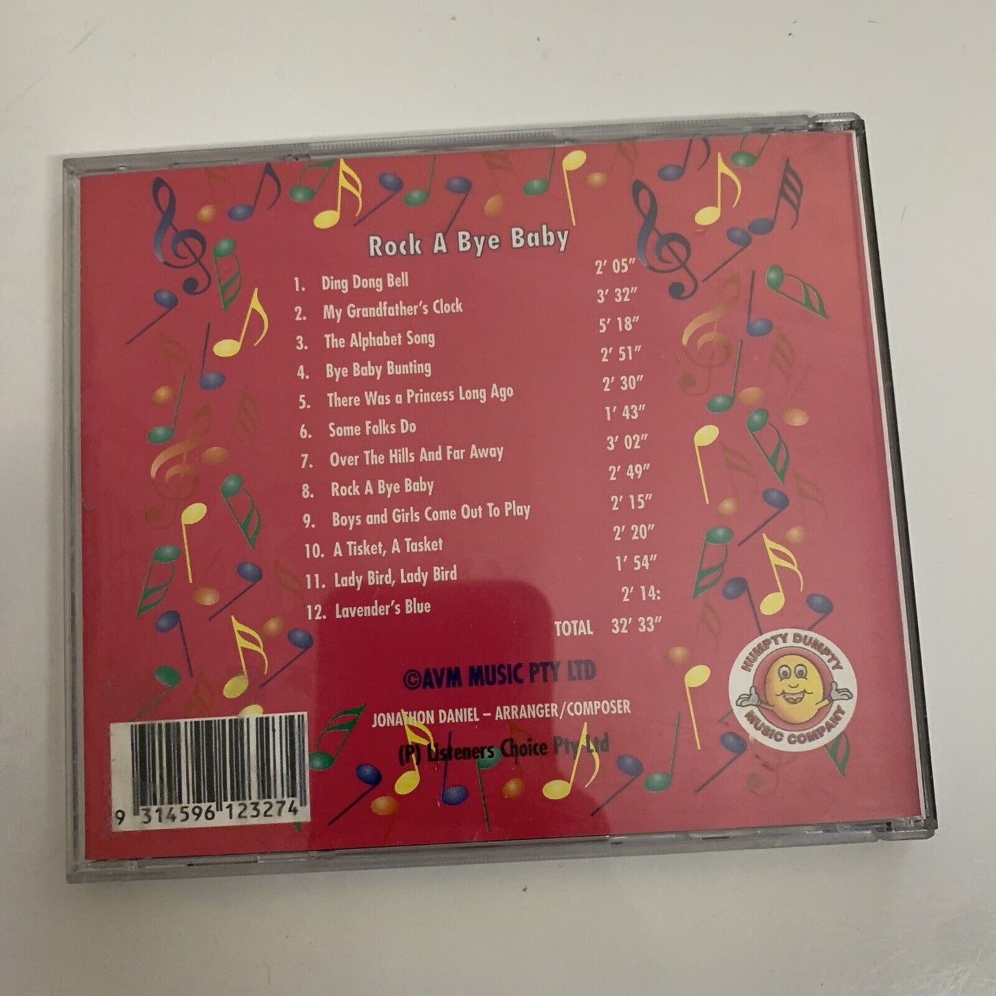 Rock A Bye Baby CD Humpty Dumpty Music Company