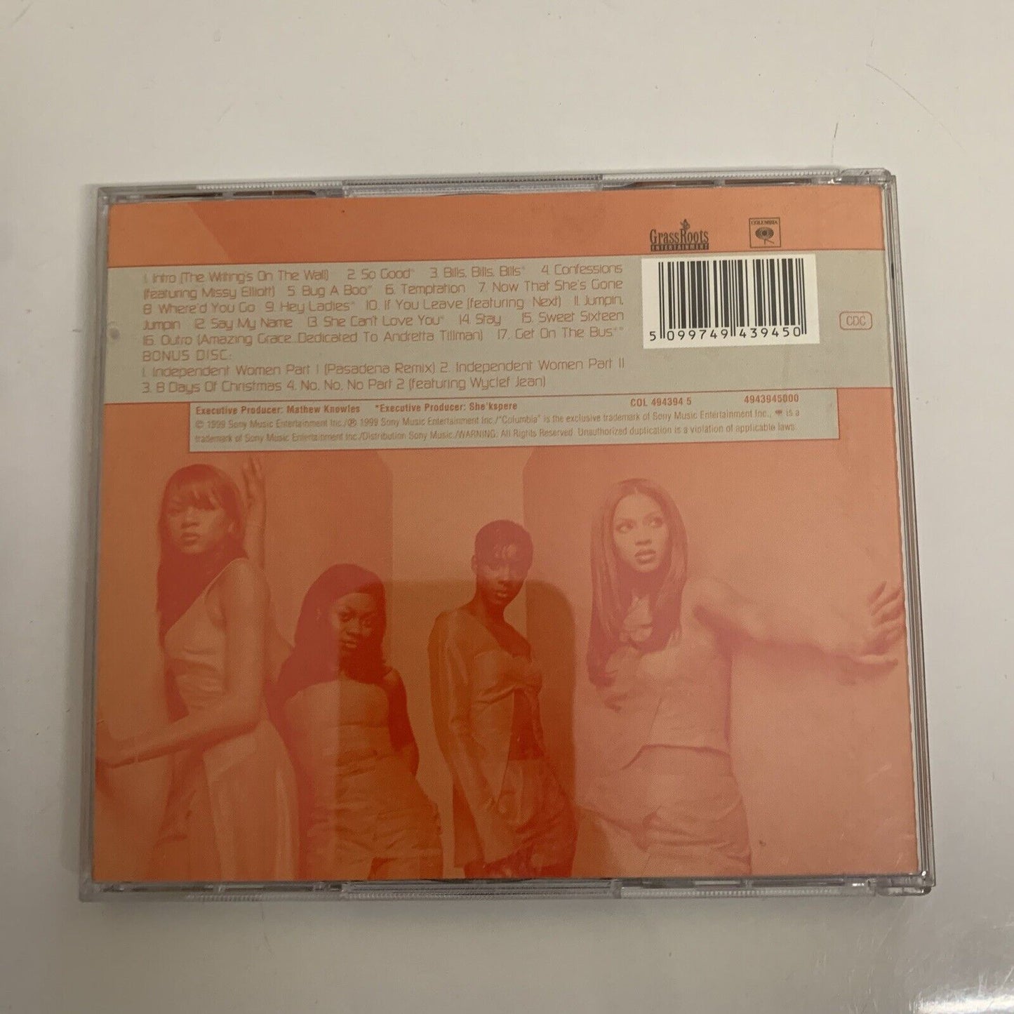 Destiny's Child – Independent Women + The Writings On The Wall (CD, 2000) 2 Disc