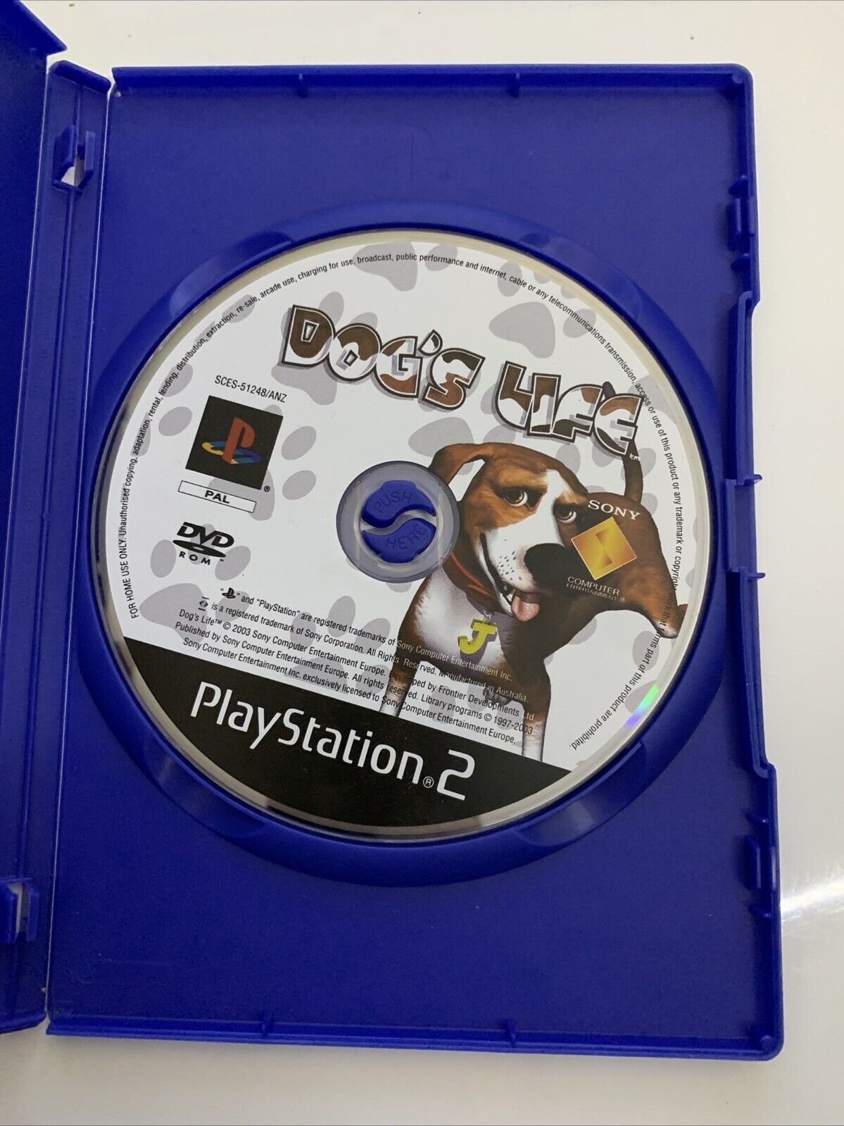 Dog's Life PS2 Sony PlayStation 2 PAL Action Adventure 2003 Game