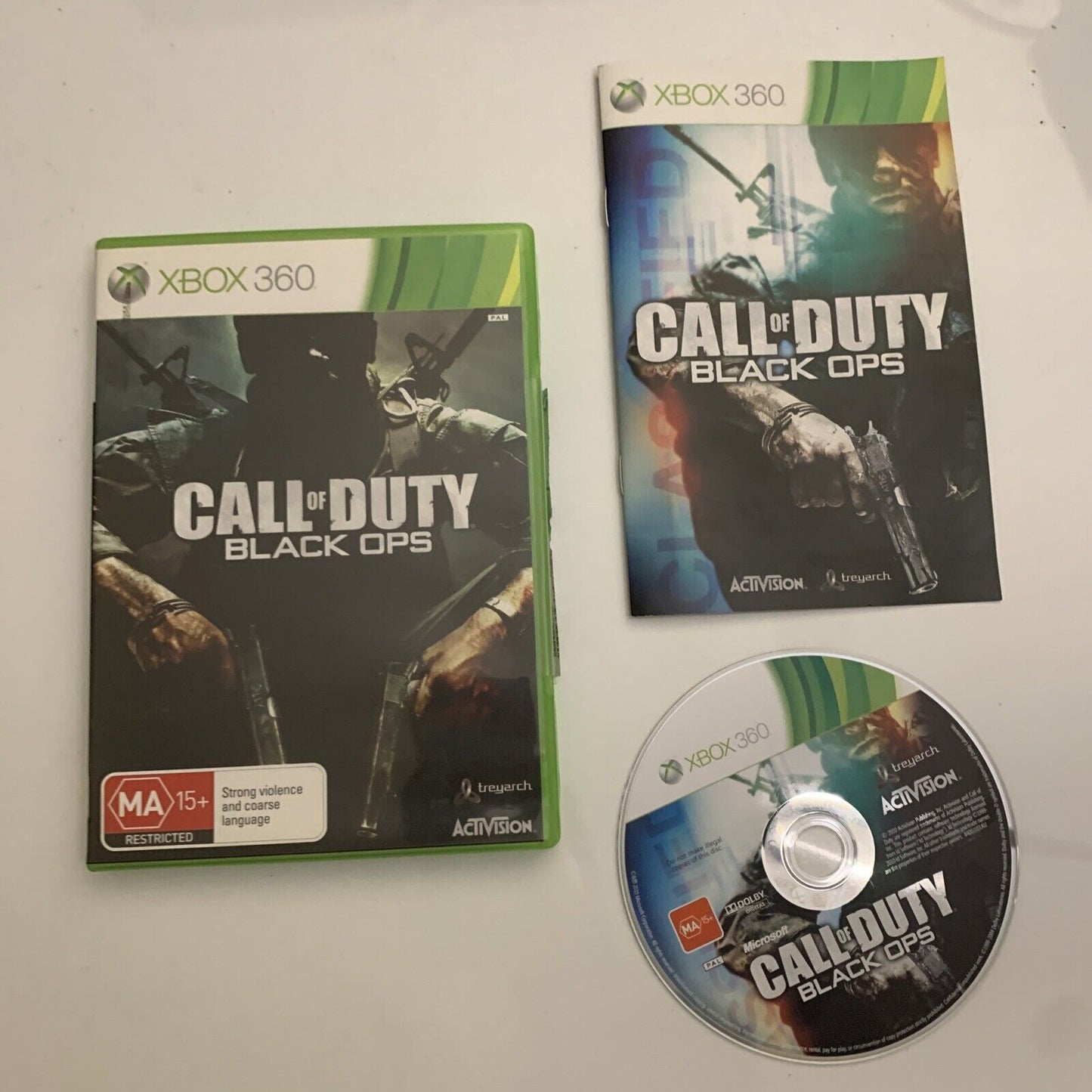 Call of Duty Black Ops  Microsoft Xbox 360 PAL 2010 Shooter Game Complete