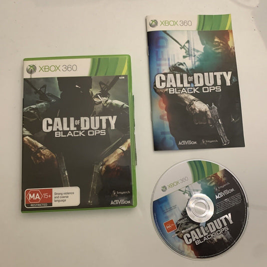Call of Duty Black Ops  Microsoft Xbox 360 PAL 2010 Shooter Game Complete