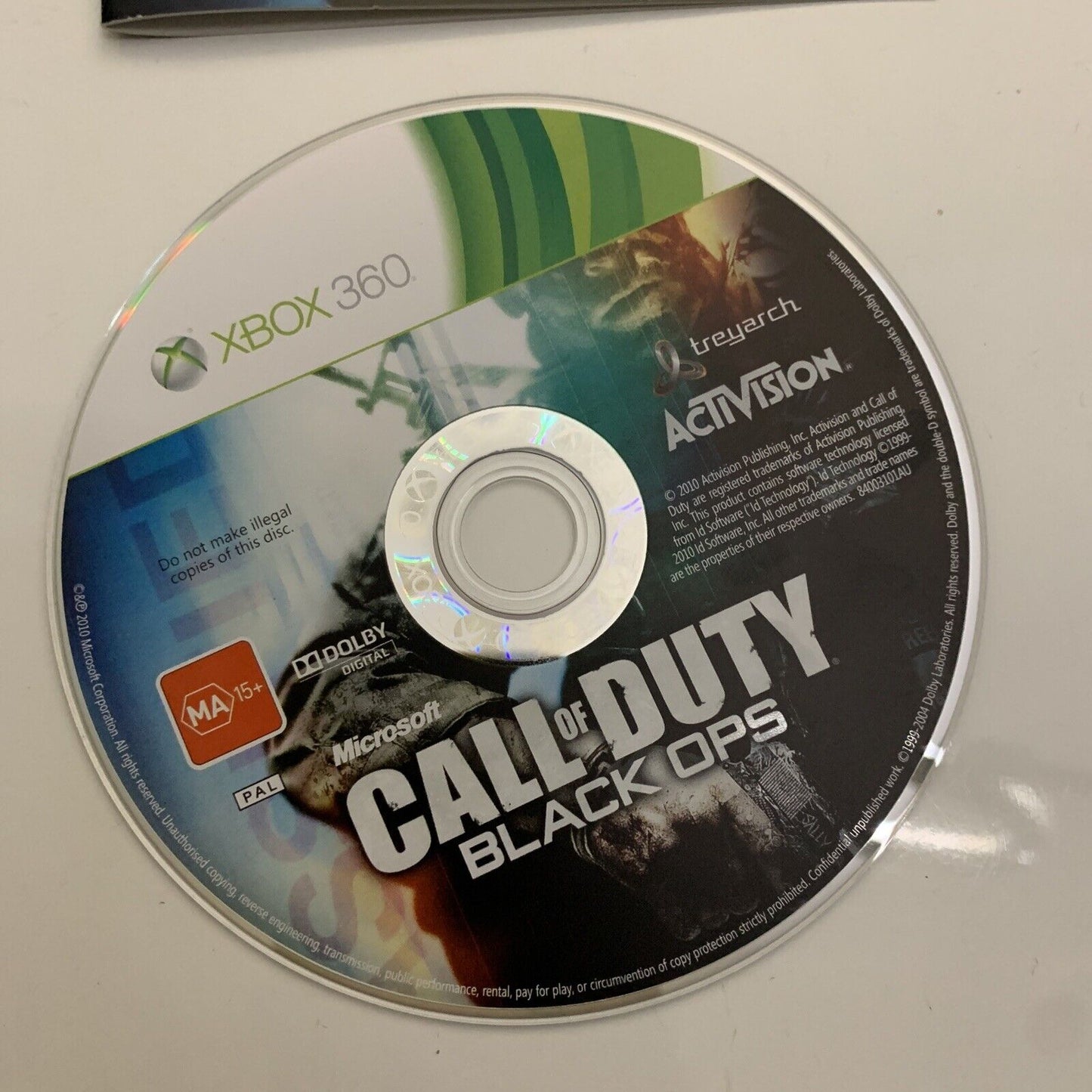 Call of Duty Black Ops  Microsoft Xbox 360 PAL 2010 Shooter Game Complete