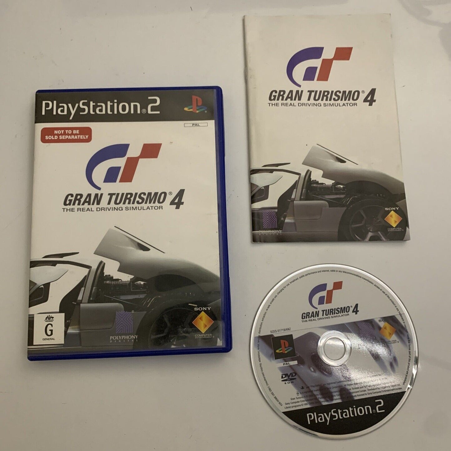 Gran Turismo 4 PS2 Sony PlayStation 2 PAL Car Racing 2005 Game
