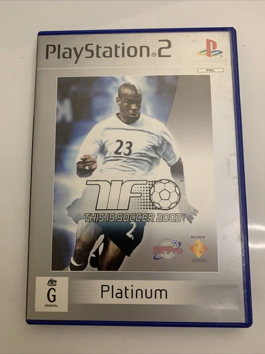 This Is Soccer 2003  PS2 Sony PlayStation 2 PAL Game