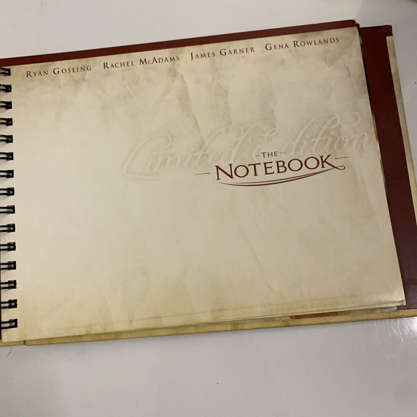 The Notebook (DVD, 2004) Rachel McAdams, Ryan Gosling with Photo Album Region 4