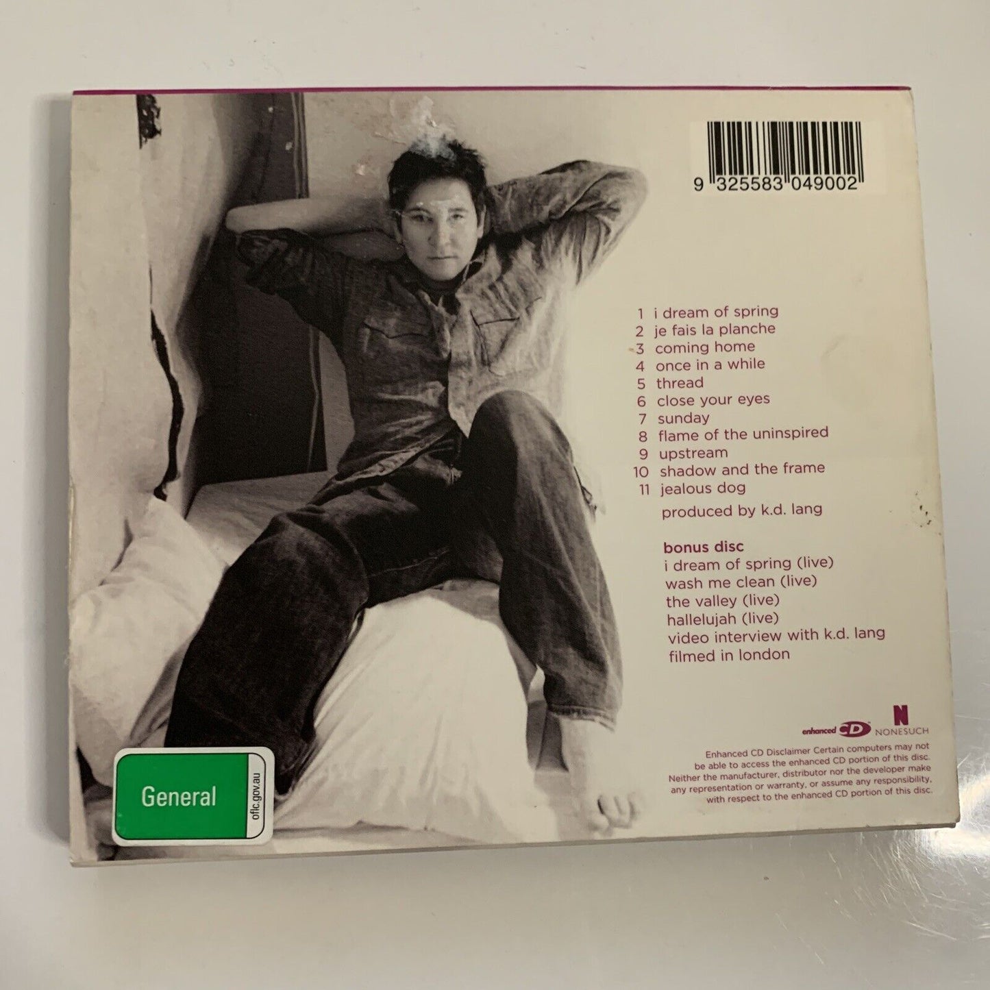 KD Lang Watershed Deluxe Limited Edition (CD, Enhanced, 2-Disc, 2008)