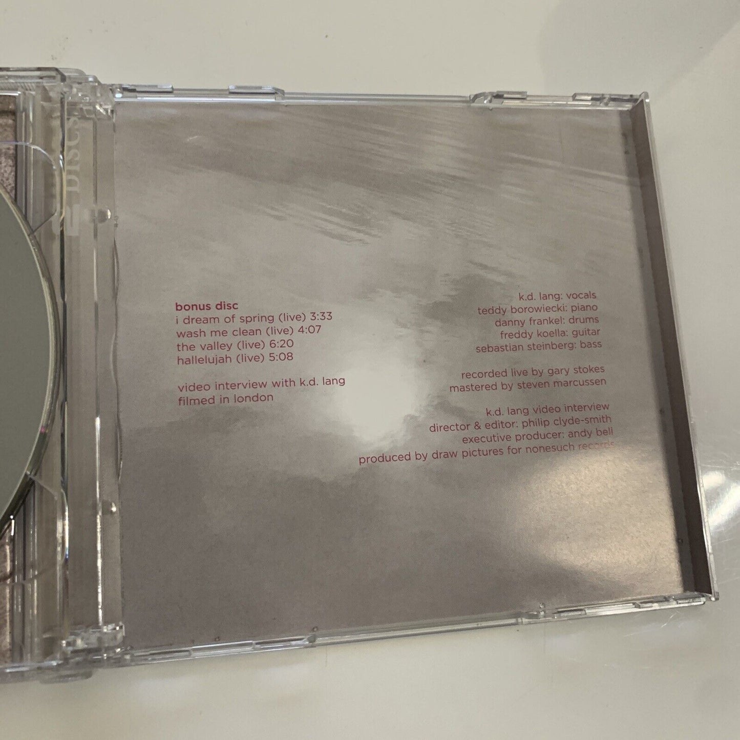 KD Lang Watershed Deluxe Limited Edition (CD, Enhanced, 2-Disc, 2008)