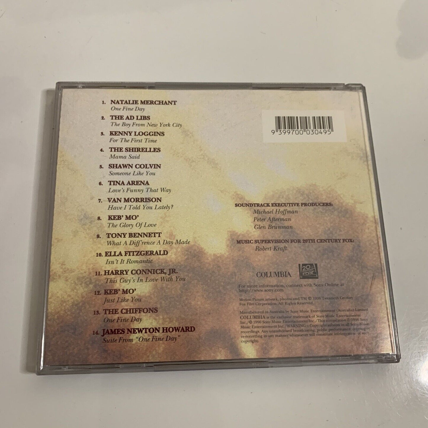 One Fine Day (Music From The Motion Picture) CD 1996 Album