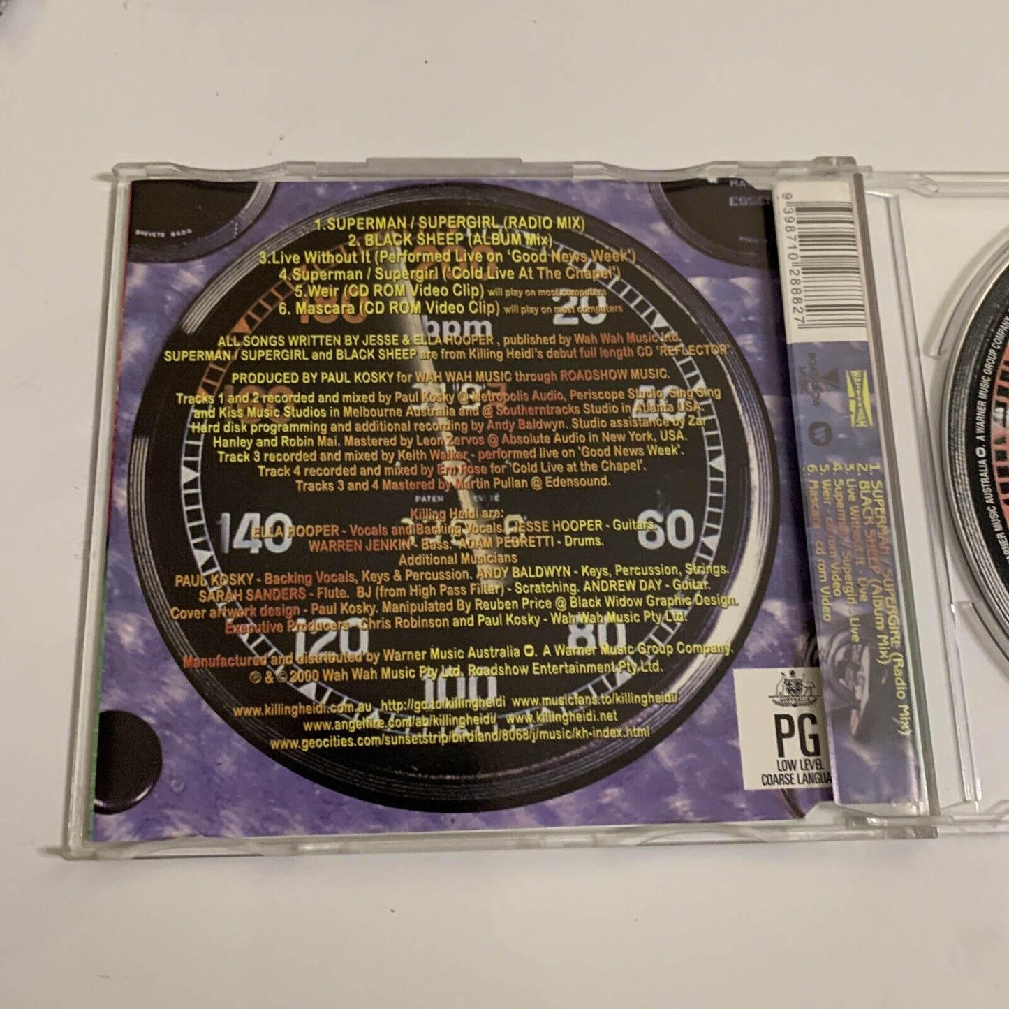 Killing Heidi – Superman / Supergirl / Black Sheep (CD, Enhanced, 2000)