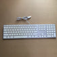 Apple Aluminum Keyboard with Numeric Keypad MB110LL/B A1243