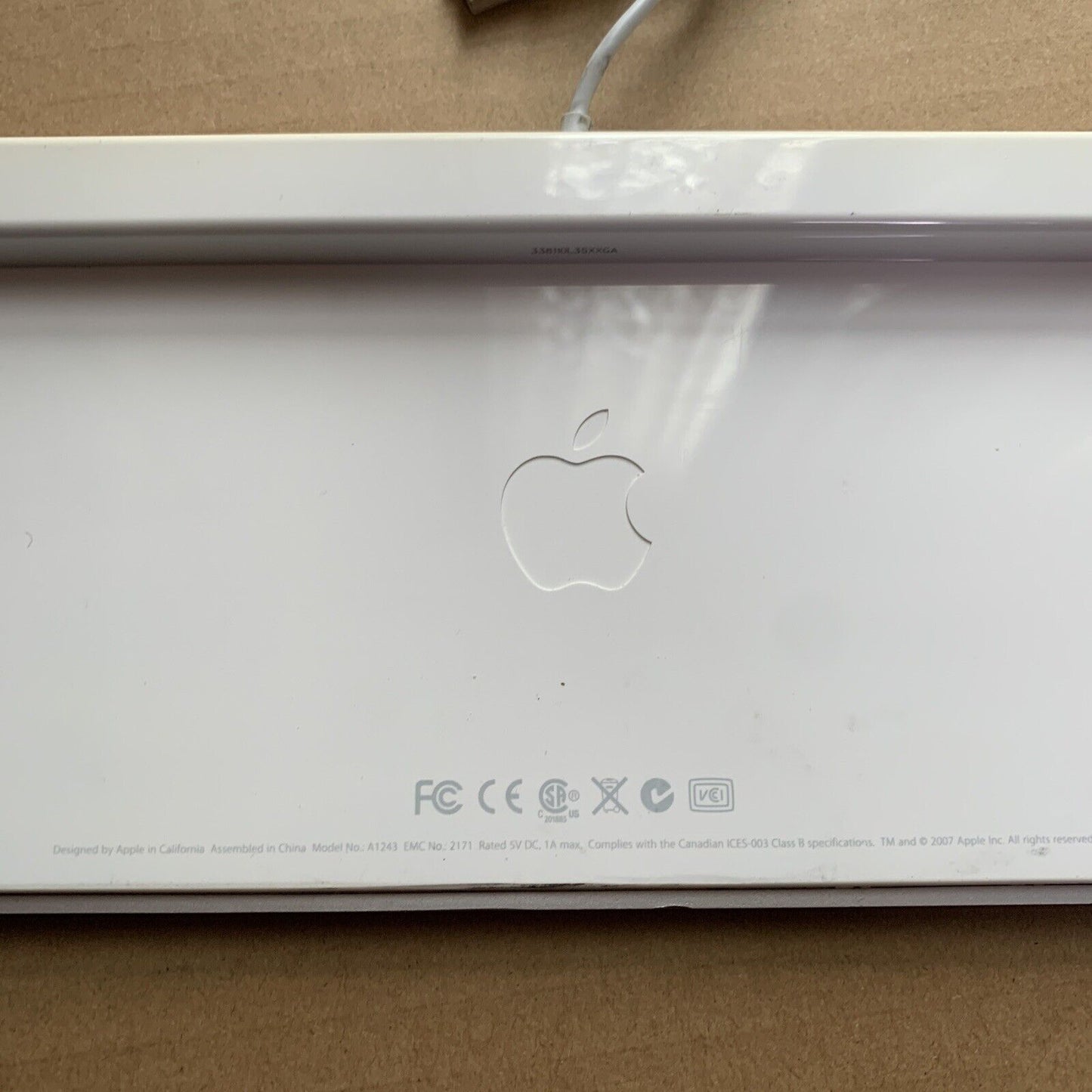 Apple Aluminum Keyboard with Numeric Keypad MB110LL/B A1243