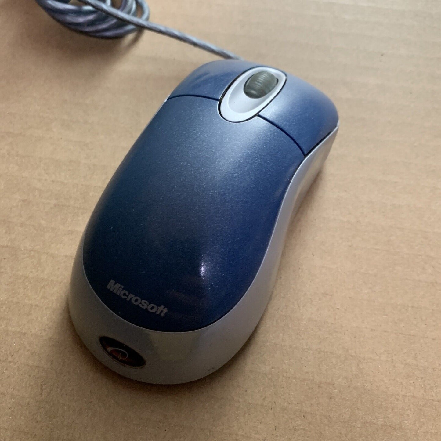 Microsoft Optical Mouse Blue USB Wired