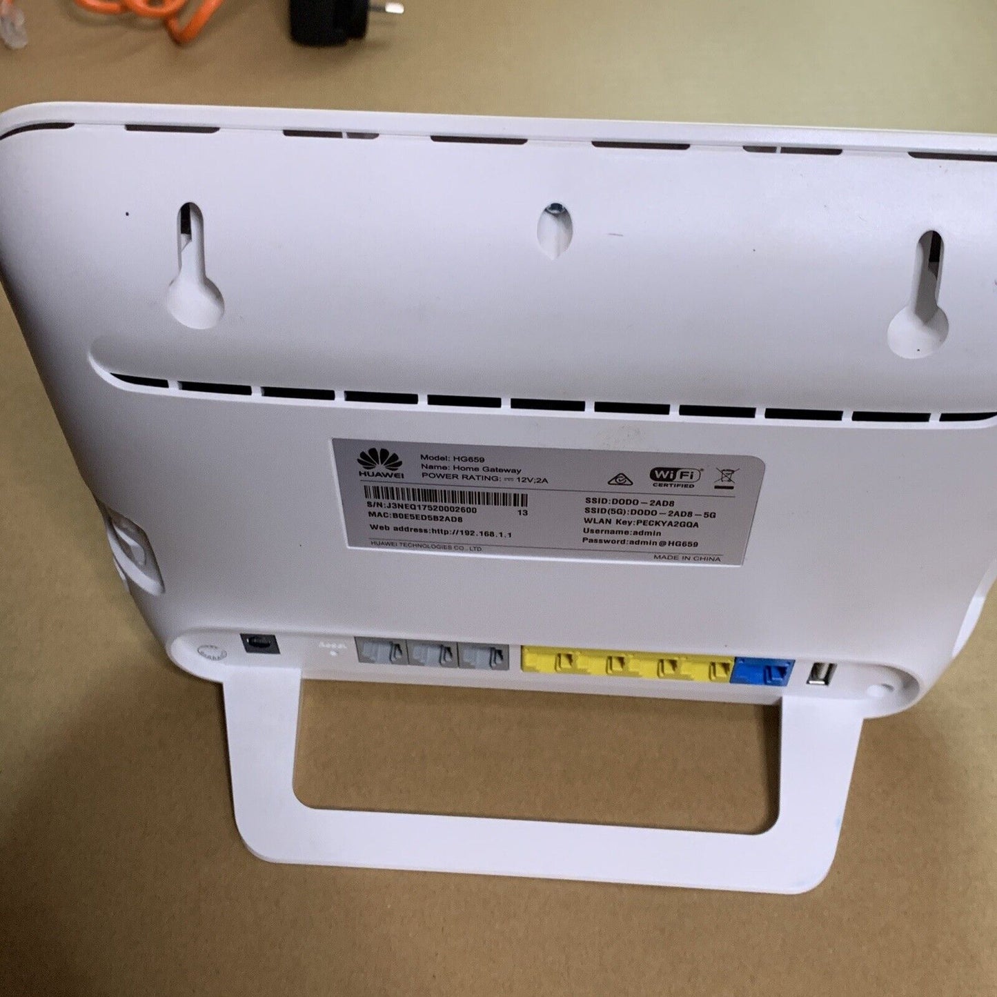 Dodo Huawei HG659 Home Gateway VoIP Wireless Modem Router – Retro Unit