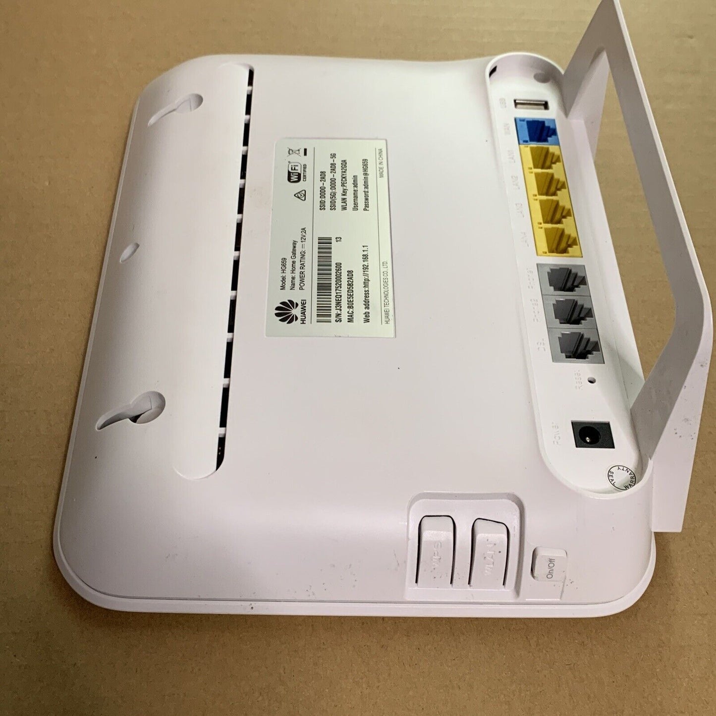 Dodo Huawei HG659 Home Gateway VoIP Wireless Modem Router